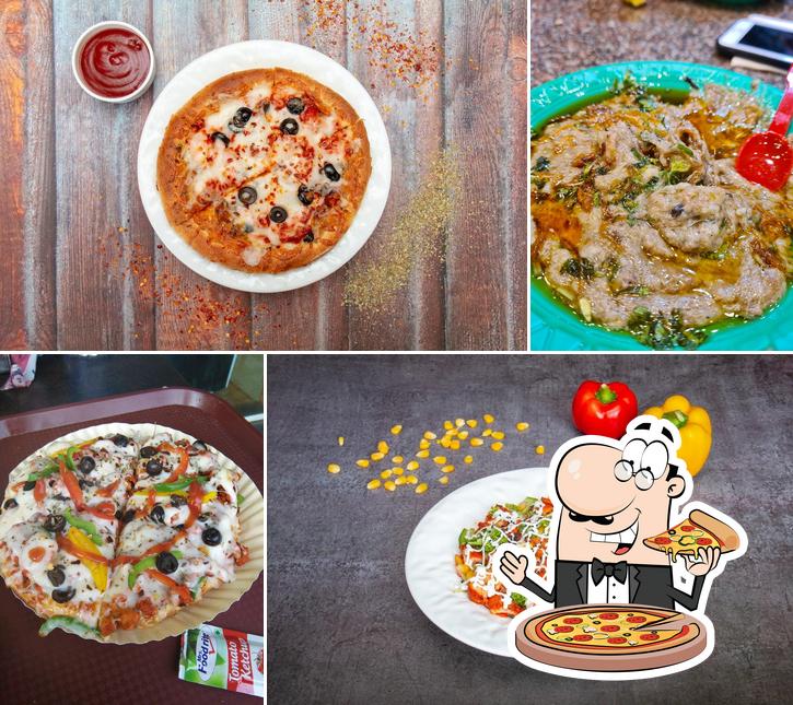 Try out pizza at Pista House Tolichowki