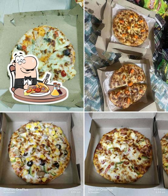 Try out pizza at Pizza Palace