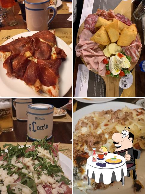 Piatto di formaggi al Pizzeria Il Coccio