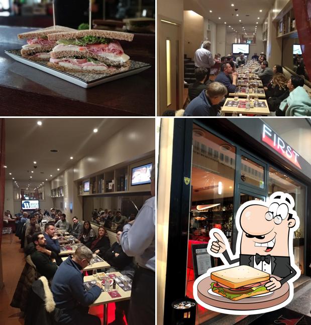 Prenditi un panino a First American Bar