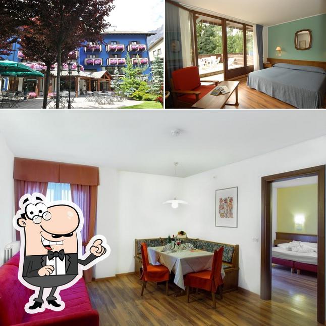 Dai un’occhiata alla immagine che raffigura la interni e esterno di Hotel Baita Clementi