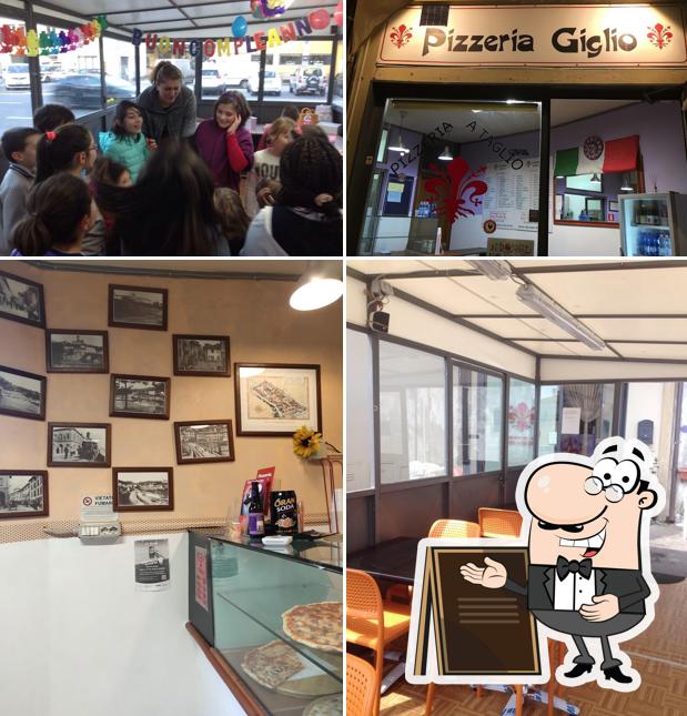 Dai un’occhiata alla immagine che raffigura la esterno e interni di Pizzeria Giglio