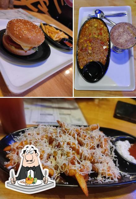 Meals at Retro cafe