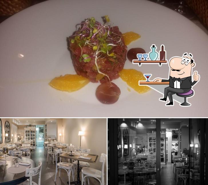 Guarda la foto che raffigura la interni e cibo di Ristorante Enoteca da Lucia
