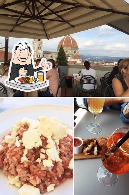 Terrazza Rinascente si caratterizza per la cibo e interni