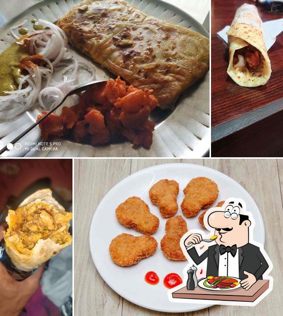 Food at The Kolkata Rolls