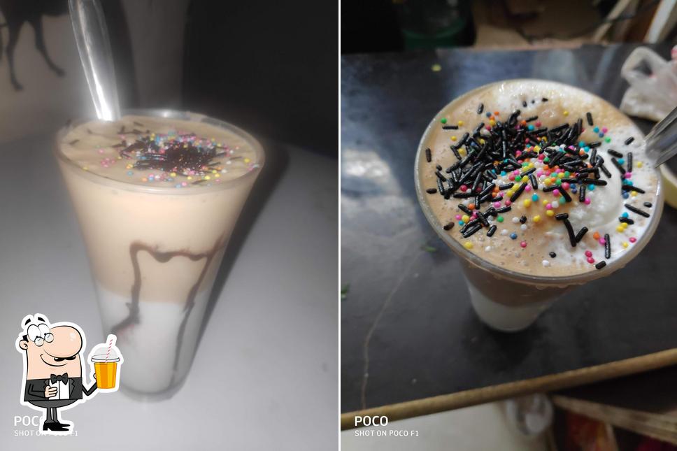Enjoy a beverage at Love Bites Cafe and Mini Theatre