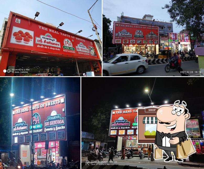 Check out how Perambur Sri Srinivasa Sweets & Snacks looks outside