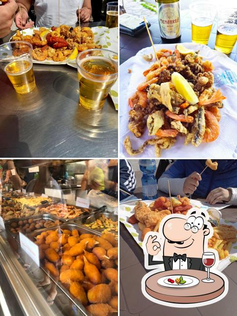 Cibo al Pesce Fritto da Piccioli