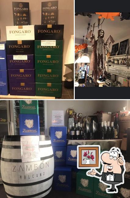 La interni e alcol del ristorante