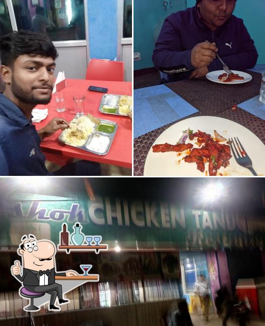 The interior of Ashok Chiken Tandoori Corner