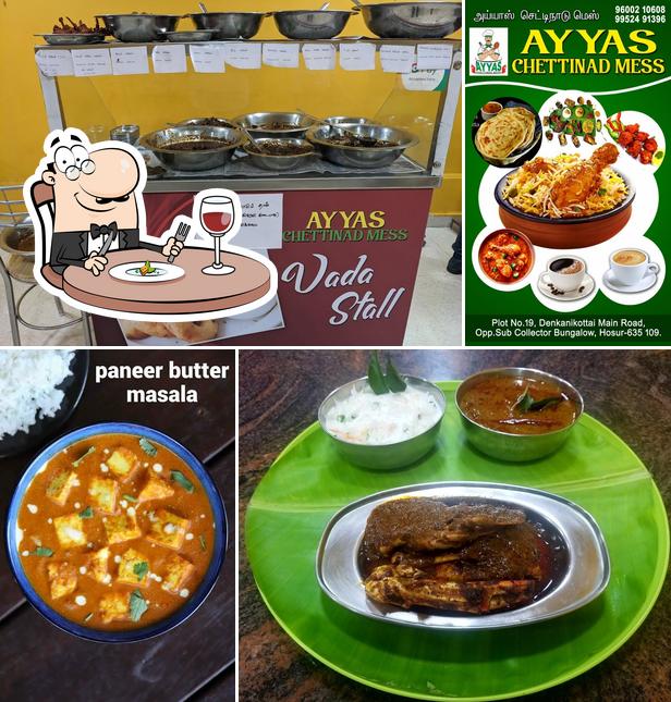 Food at Ayyas chettinad mess