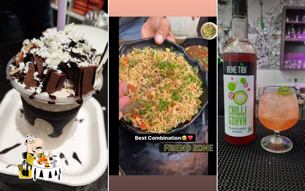 Chocolate mousse at Friendzone cafe Titilagarh