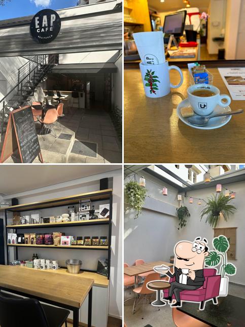 O interior do EAP Café