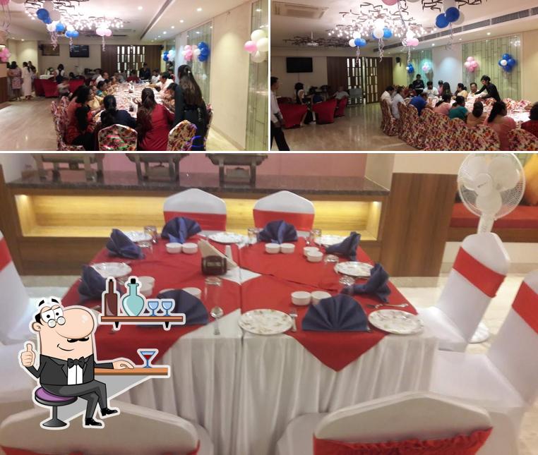 The interior of Hotel Orchid Lounge / Party hall