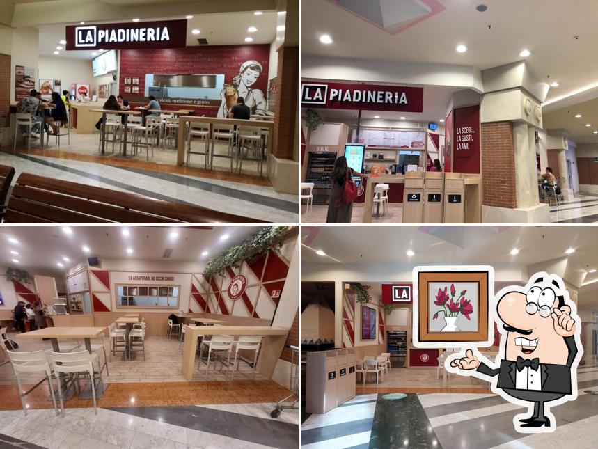 Gli interni di La Piadineria