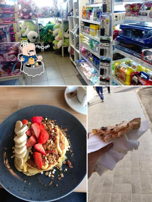Autogrill Vomano Est si caratterizza per la cibo e interni
