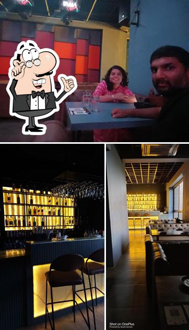 The restaurant's interior and beverage