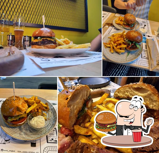 Prenez un hamburger à Casa Angus Beef Bar