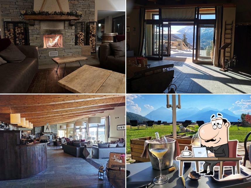 Gli interni di Chaberton Lodge & SPA