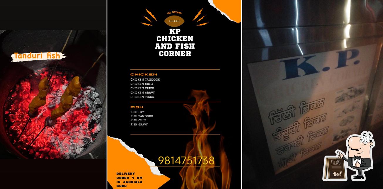See this picture of Kp Chicken Corner