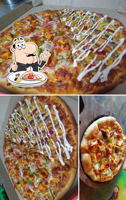 Try out pizza at Laziz Pizza Shrirampur