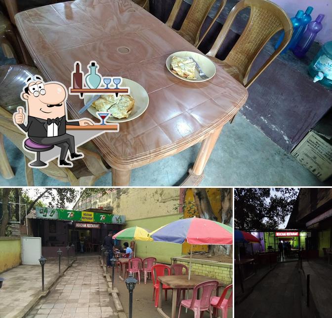 The interior of Mouchak restaurant
