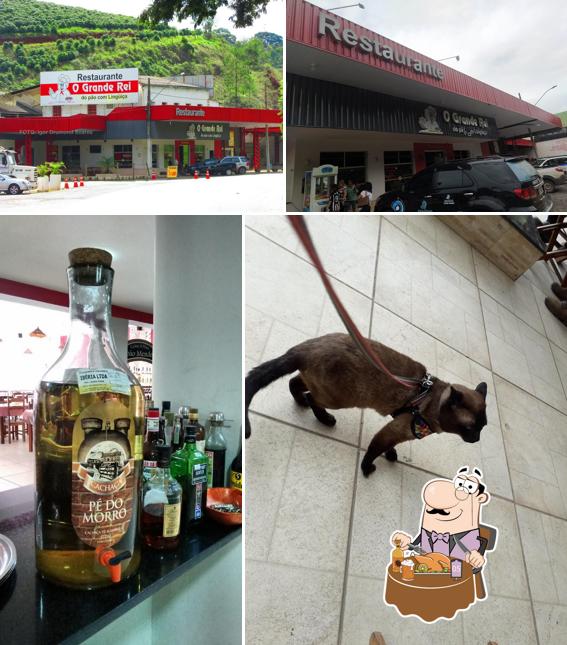 Restaurante O Grande Rei do pão com linguiça