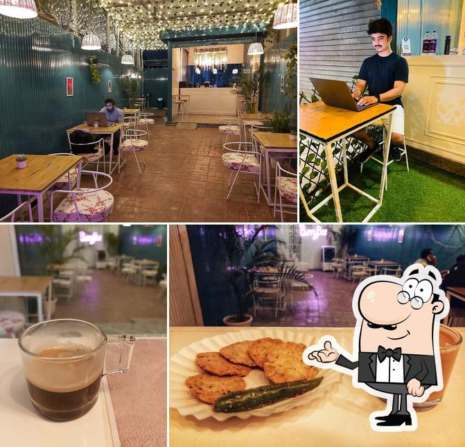 The interior of BunnyBee Cafe