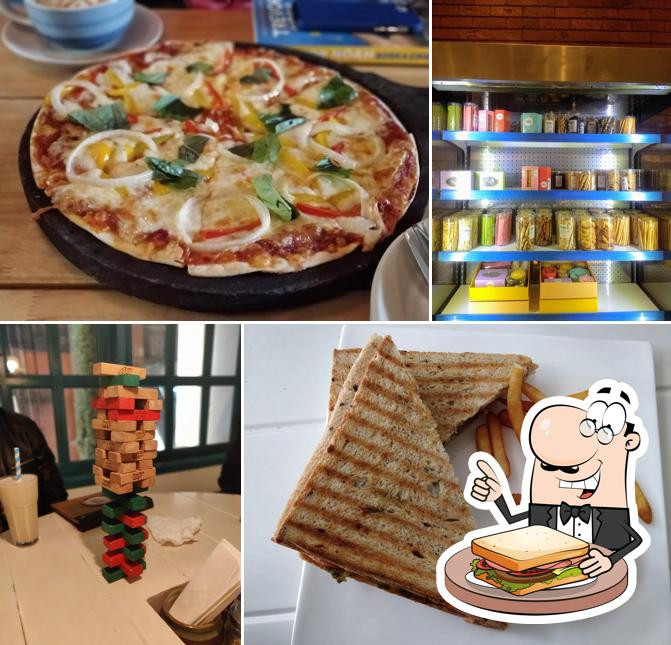 Grilled cheese sandwich at ON AIR BAR & KITCHEN