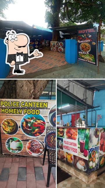 The interior of Jana Mythri Police Canteen
