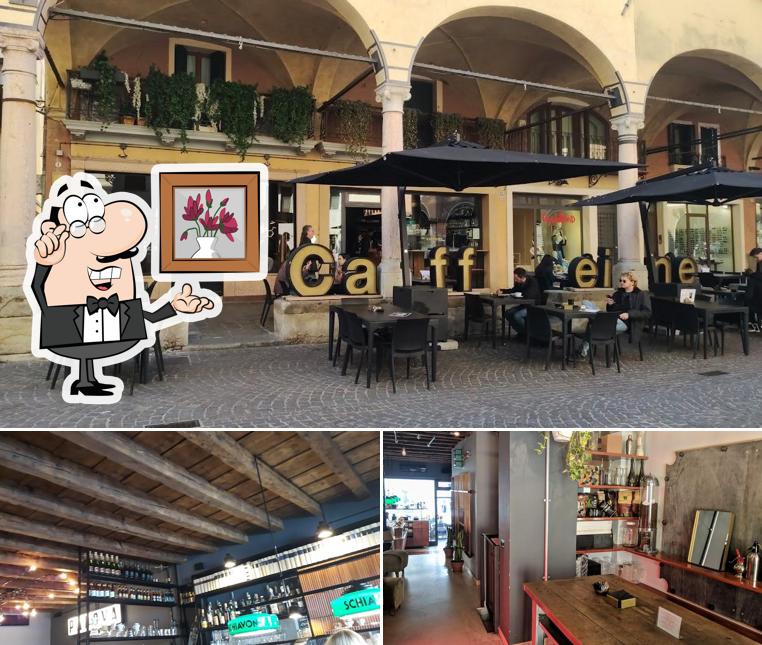 Gli interni di Caffeine Padova