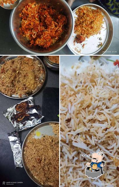 Meals at Hyderabadi biryani