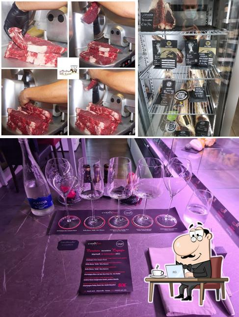 Gli interni di La Boutique della Carne