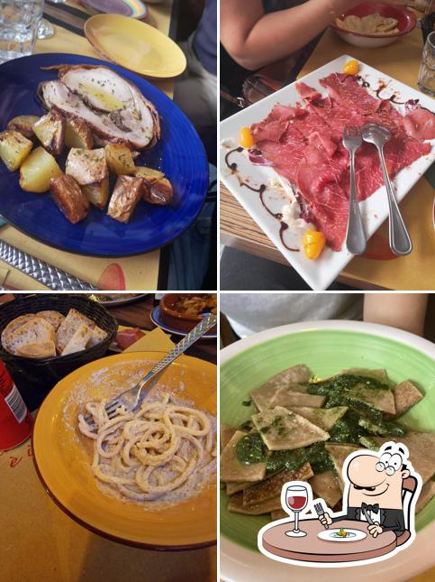 Platti al Osteria al borgo