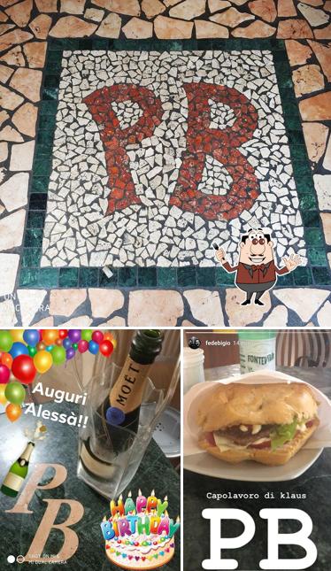 La cibo e esterno del ristorante