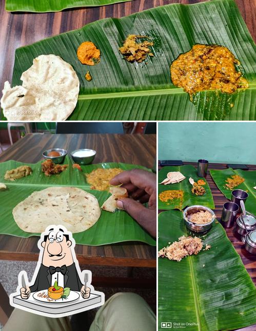 Food at srinivasa andhra mess