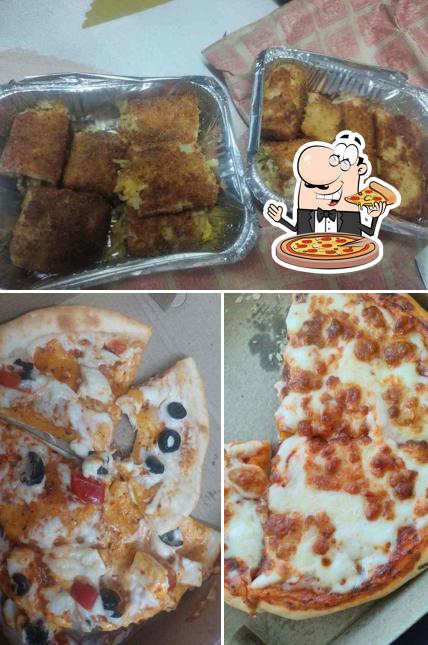 Order pizza at Chinese King