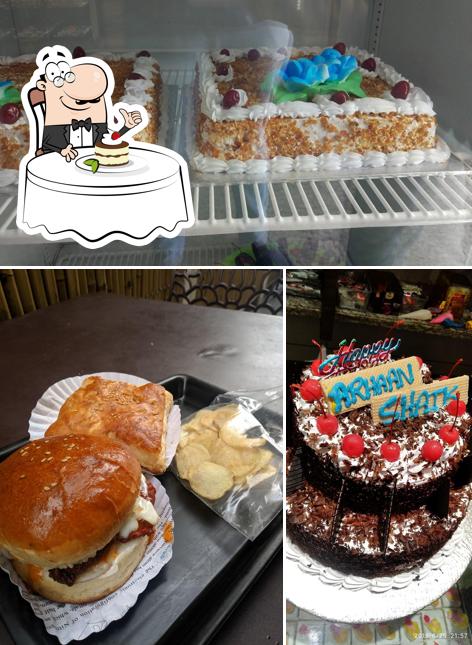 Hi King Bakers serves a selection of desserts