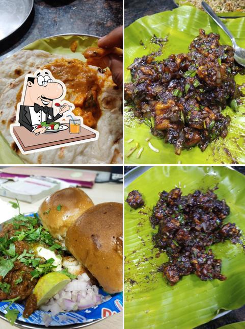 Pulled pork sandwich at Hotel Kesava Bhavan