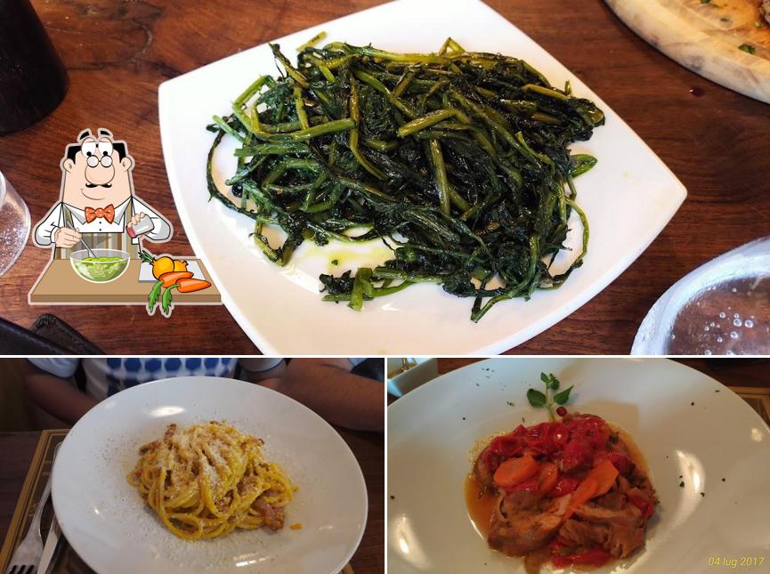 Insalata di alghe al Osteria del Borgo