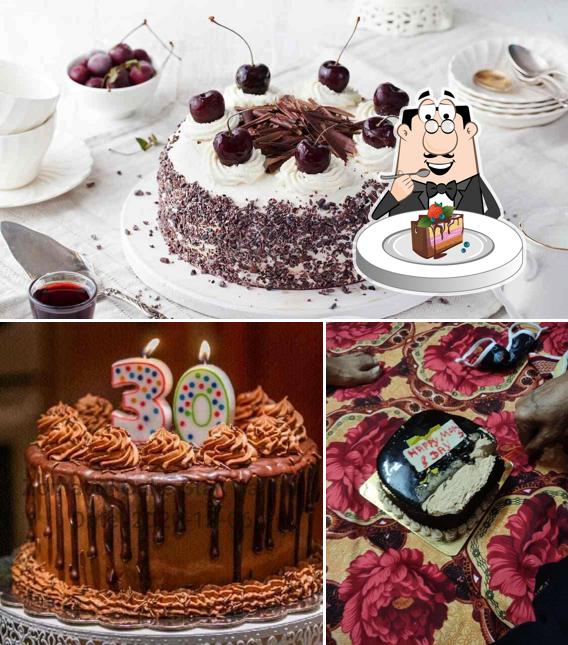 Chocolate cake at Pizza On Point