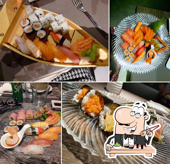 Prova le varie opzioni di sushi