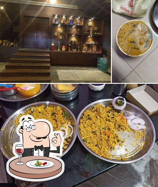 Among different things one can find food and beverage at Southern Spice