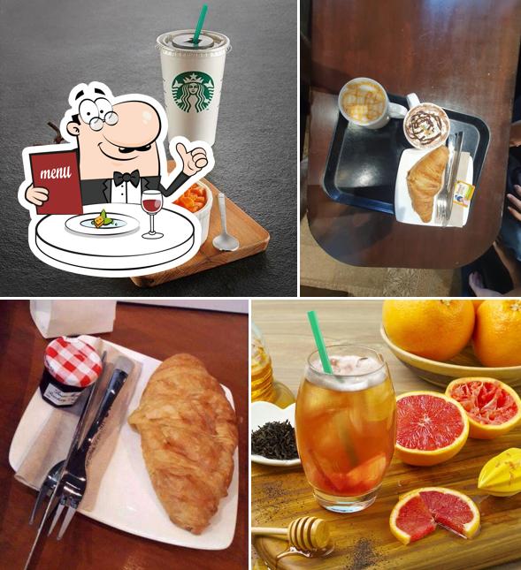 Food at Starbucks Coffee