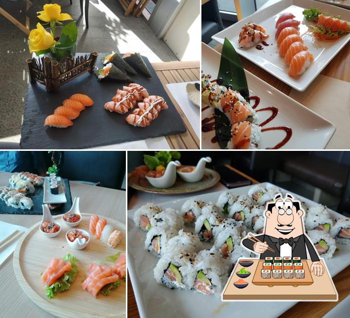 Scegli le varie opzioni di sushi