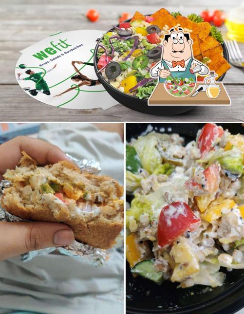 Greek salad at WeFit - Protein Bowls, Salads & Sandwiches