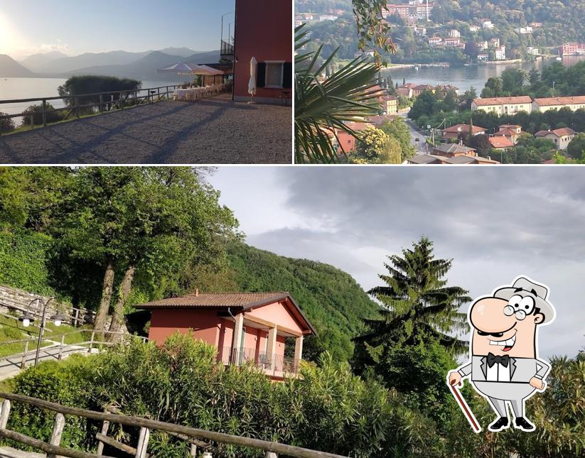 Curiosa tra la parte esterna di Locanda Pozzetto
