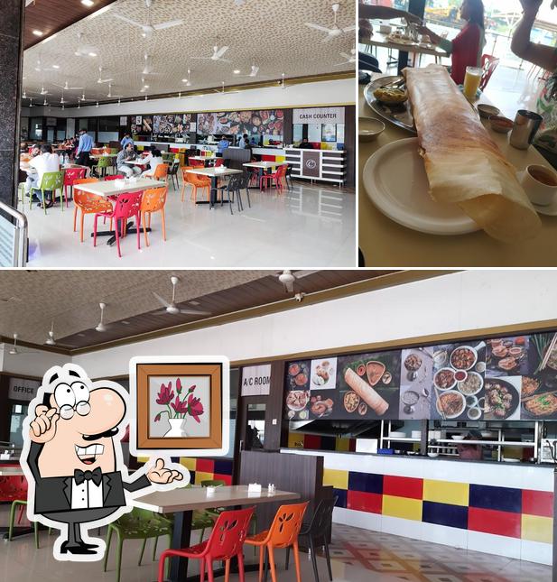 Take a seat at one of the tables at C Bhagat Tarachand