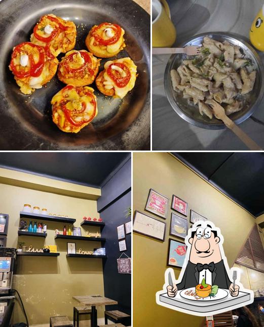 Food at Chuskiyan the tea cafe